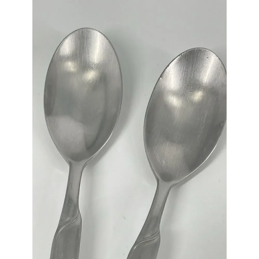 J A Henckels Zwilling Synergy Stainless Dinner Oval Soup Spoons 7 5/8” Set Of 2